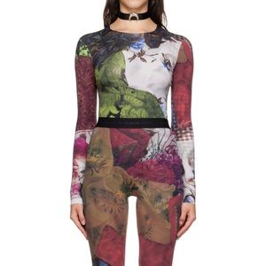 Marine Bodysuit and tights size large